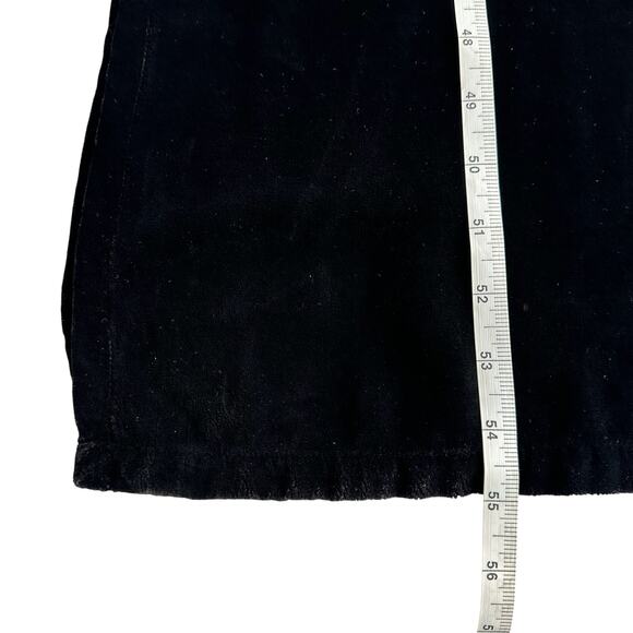 Kiko VTG Velvet Burnout Empire Spaghetti Strap Slip Black Long Dress M / L - Picture 8 of 10